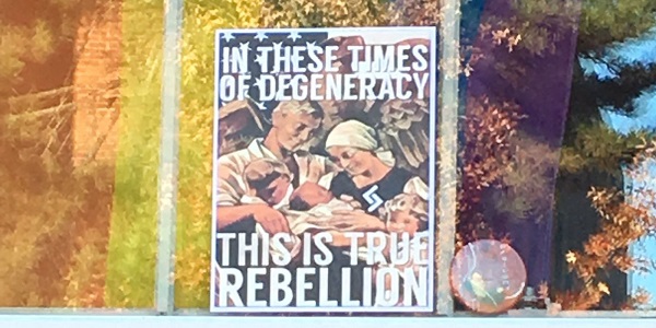 Fig. 1. This white nationalist poster appeared on the Iowa State campus in November 2016.